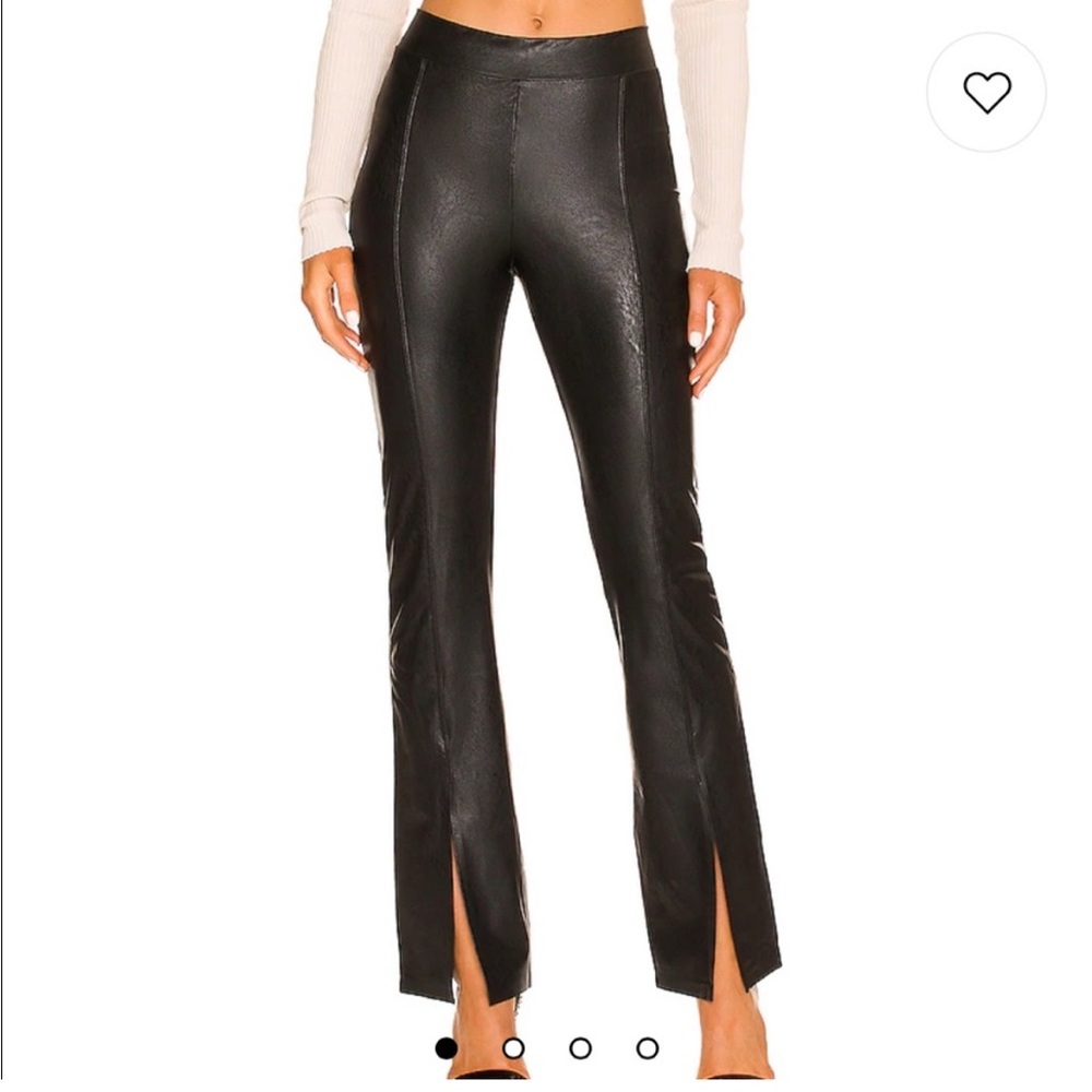 NWT Commando Faux‎ Leather Split Front Pants Size XS